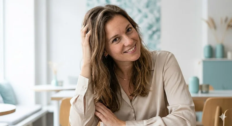 Confident woman representing our community